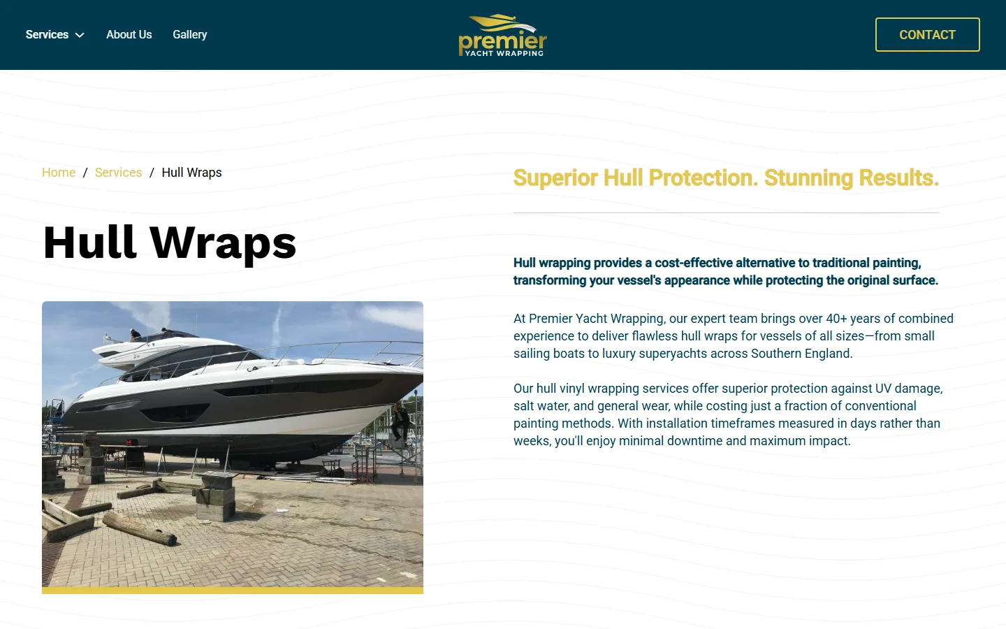 Hull wraps