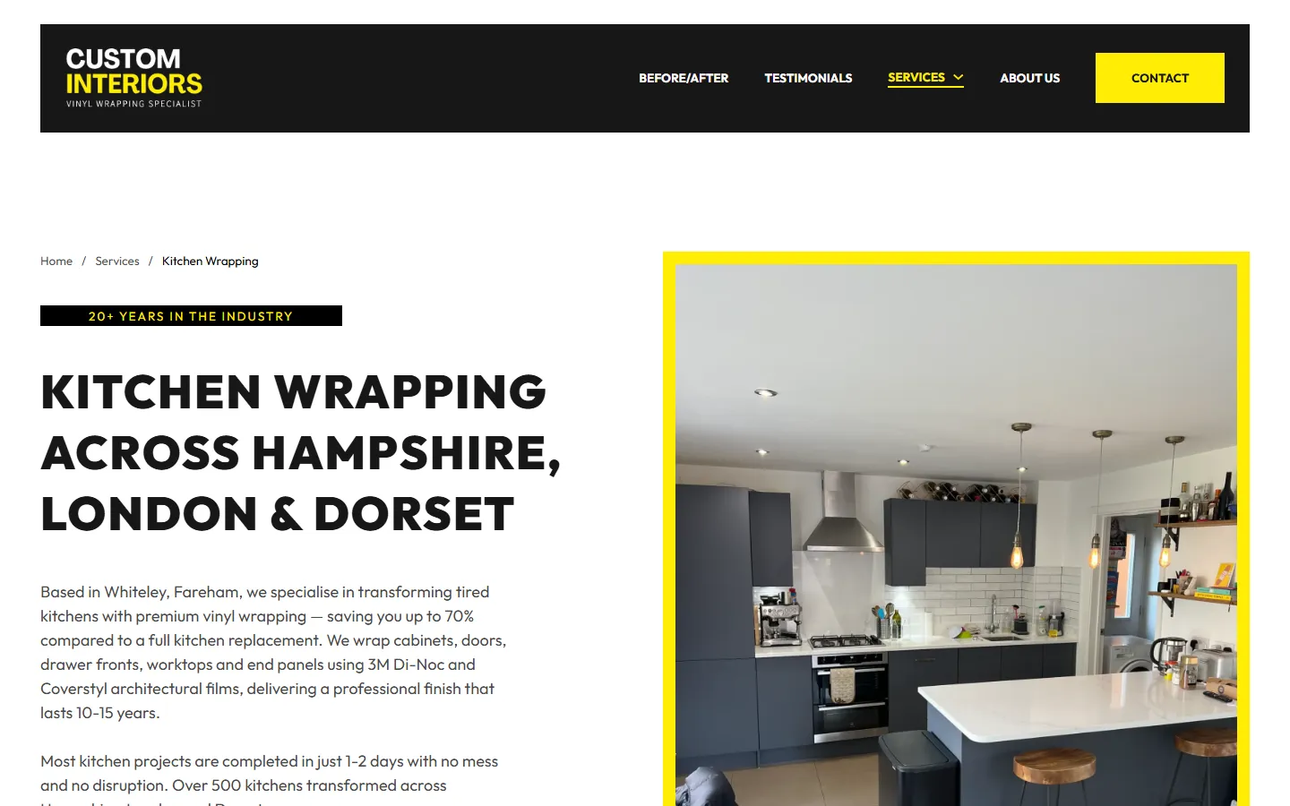 Kitchen wrapping